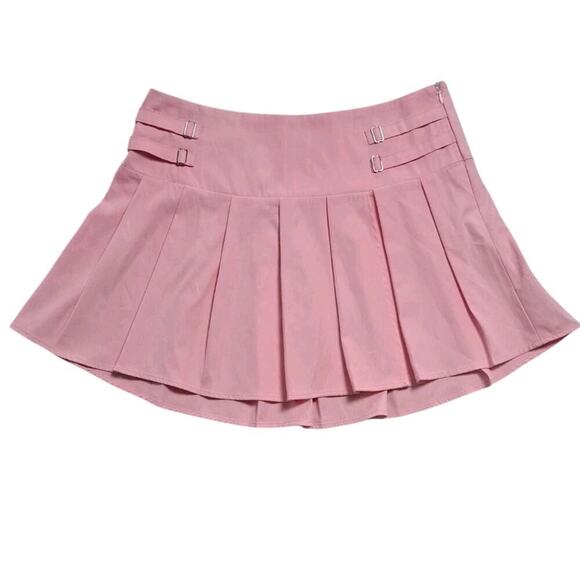 Princess Polly Academia Pleated Mini Skirt Pink Sz 12 Barbiecore Mean Girls Y2K - Picture 1 of 9